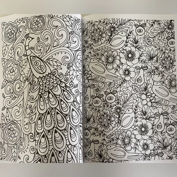 Garden Coloring Book for Adults - Picture 4 of 5